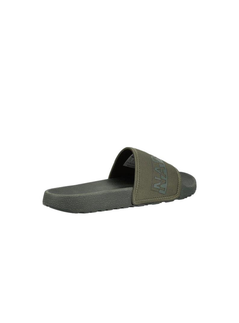Napapijri Męskie Klapki Stream Slide NP0A4GRYGD6 Olive Green | Sklep Monotox
