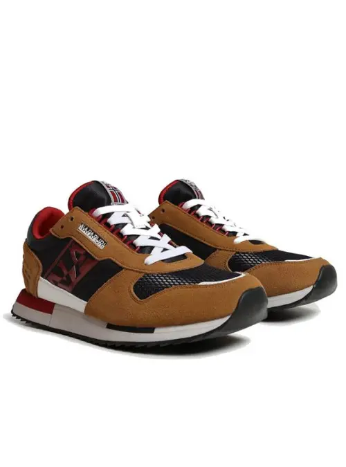 Napapijri Męskie Sneakersy Virtus NP0A4GTK9041 Brązowy | Sklep Monotox