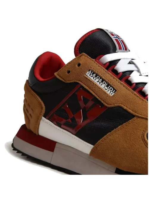 Napapijri Męskie Sneakersy Virtus NP0A4GTK9041 Brązowy | Sklep Monotox