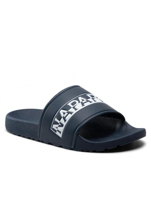 Napapijri Męskie Klapki Stream Slide NP0A4GTW176 Blue Marine | Sklep Monotox
