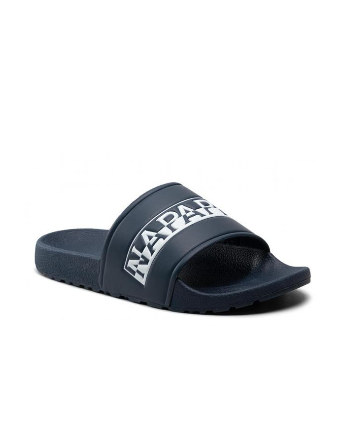 Napapijri Męskie Klapki Stream Slide NP0A4GTW176 Blue Marine | Sklep Monotox