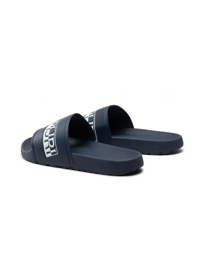 Napapijri Męskie Klapki Stream Slide NP0A4GTW176 Blue Marine | Sklep Monotox