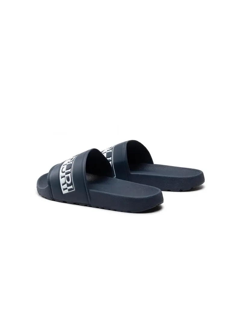 Napapijri Męskie Klapki Stream Slide NP0A4GTW176 Blue Marine | Sklep Monotox