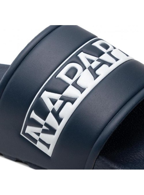 Napapijri Męskie Klapki Stream Slide NP0A4GTW176 Blue Marine | Sklep Monotox