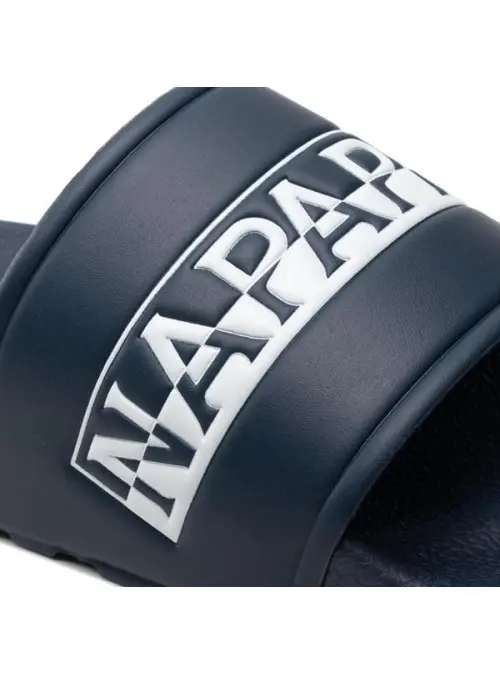 Napapijri Męskie Klapki Stream Slide NP0A4GTW176 Blue Marine | Sklep Monotox