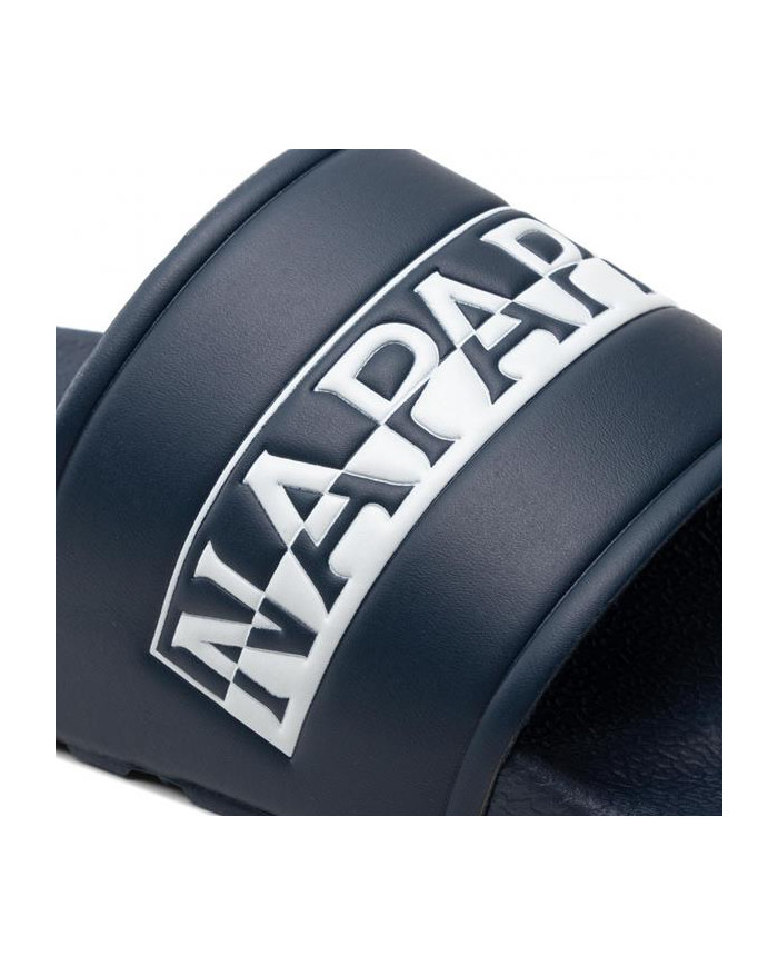 Napapijri Męskie Klapki Stream Slide NP0A4GTW176 Blue Marine | Sklep Monotox