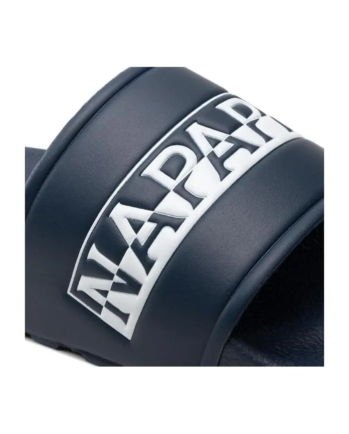 Napapijri Męskie Klapki Stream Slide NP0A4GTW176 Blue Marine | Sklep Monotox