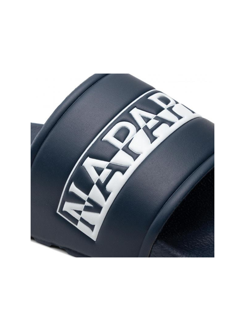 Napapijri Męskie Klapki Stream Slide NP0A4GTW176 Blue Marine | Sklep Monotox