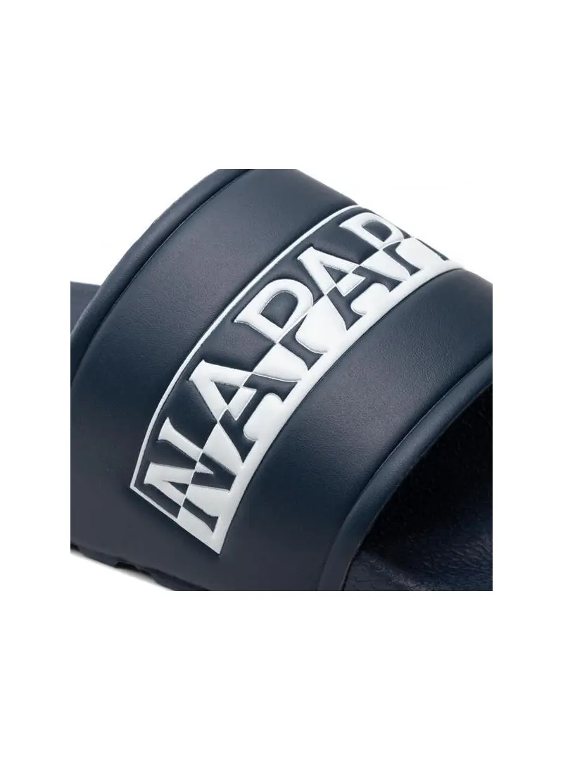 Napapijri Męskie Klapki Stream Slide NP0A4GTW176 Blue Marine | Sklep Monotox