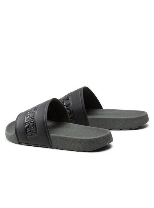 Napapijri Męskie Klapki Stream Slide NP0A4GTW7M7 Olive Green / Black | Sklep Monotox