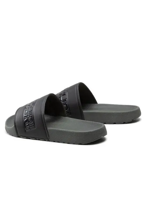 Napapijri Męskie Klapki Stream Slide NP0A4GTW7M7 Olive Green / Black | Sklep Monotox