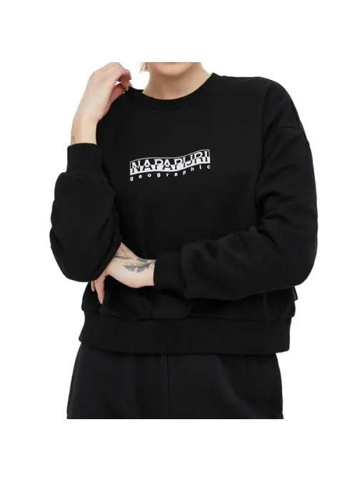 Napapijri Damska Bluza B-box W C S NP0A4GXT041 Czarny | Sklep Monotox