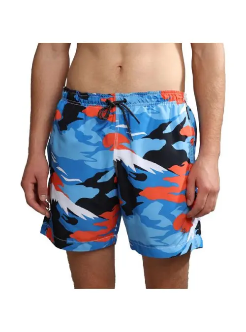 Napapijri Męskie Szorty V-vail 1 NP0A4GZ8FAL Niebieski | Sklep Monotox