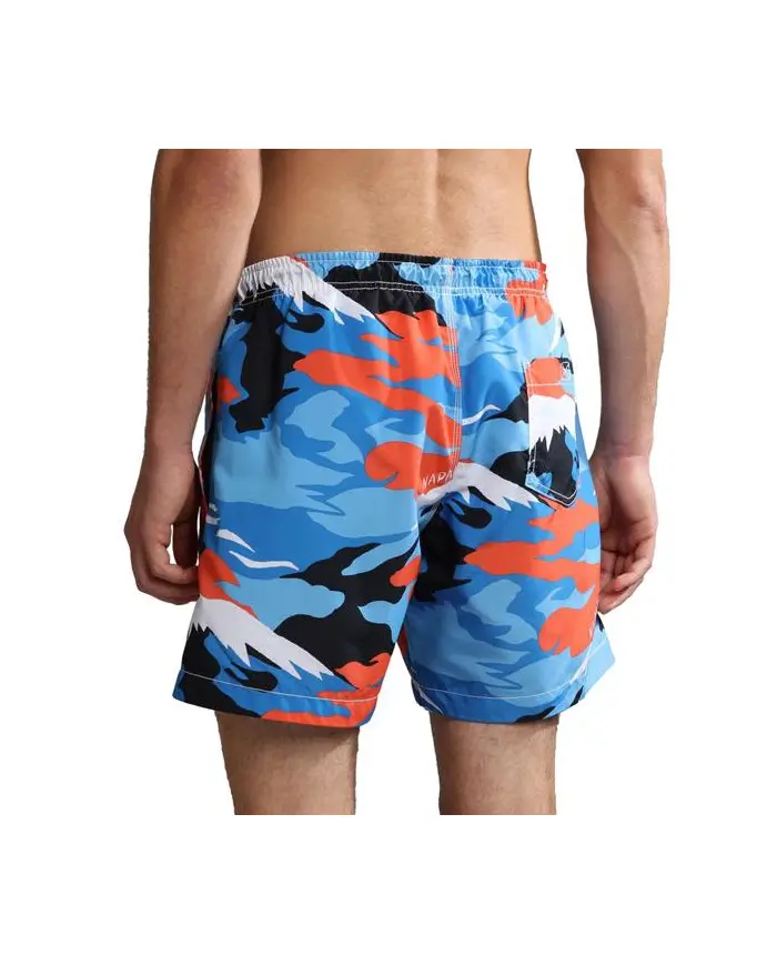 Napapijri Męskie Szorty V-vail 1 NP0A4GZ8FAL Niebieski | Sklep Monotox