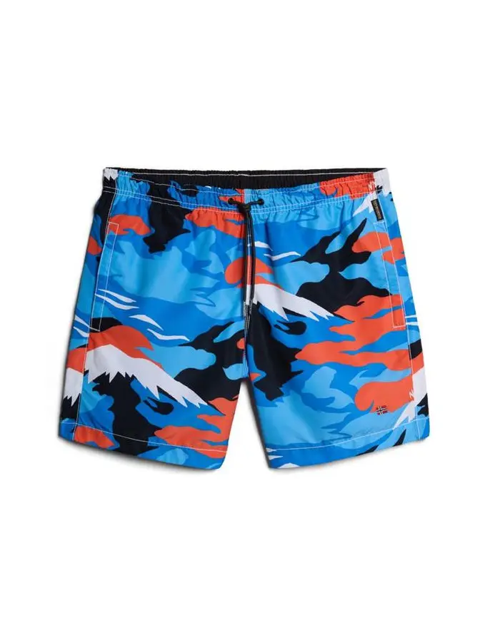 Napapijri Męskie Szorty V-vail 1 NP0A4GZ8FAL Niebieski | Sklep Monotox