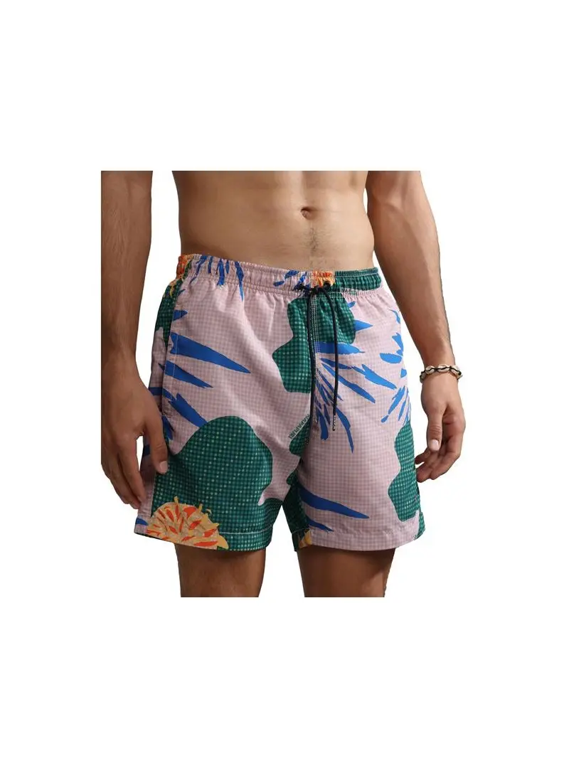 Napapijri Męskie Szorty V-vail 1 NP0A4GZ8FM6 Różowy | Sklep Monotox