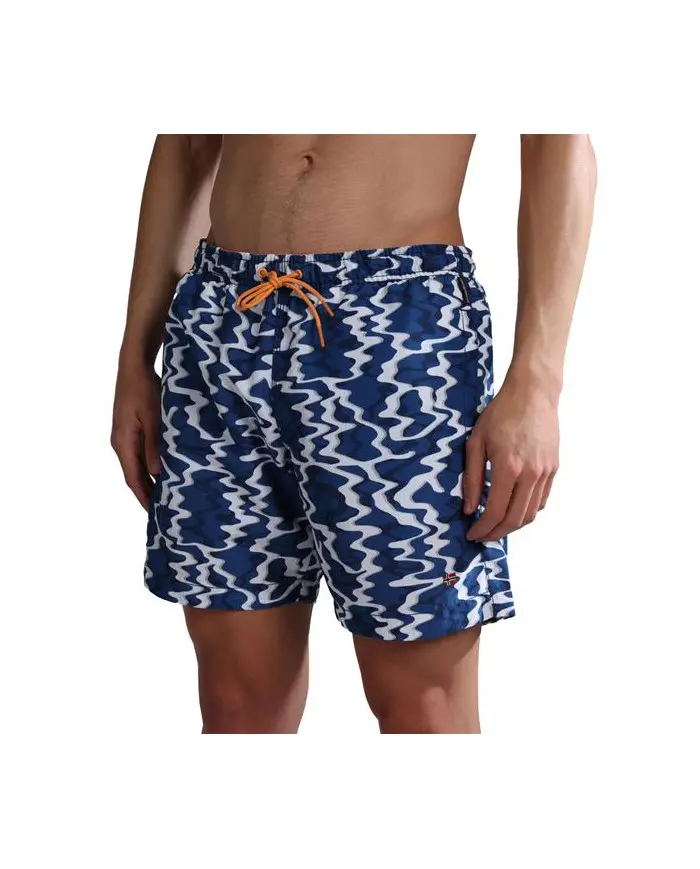 Napapijri Męskie Szorty V-vail 1 NP0A4GZ8FZ3 Niebieski | Sklep Monotox