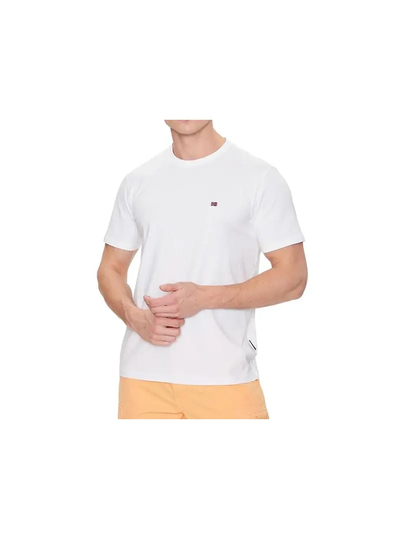Napapijri Męski T-shirt Salis Ss Sum NP0A4H8D002 Biały | Sklep Monotox