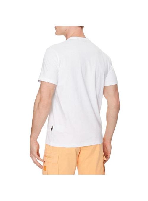 Napapijri Męski T-shirt Salis Ss Sum NP0A4H8D002 Biały | Sklep Monotox