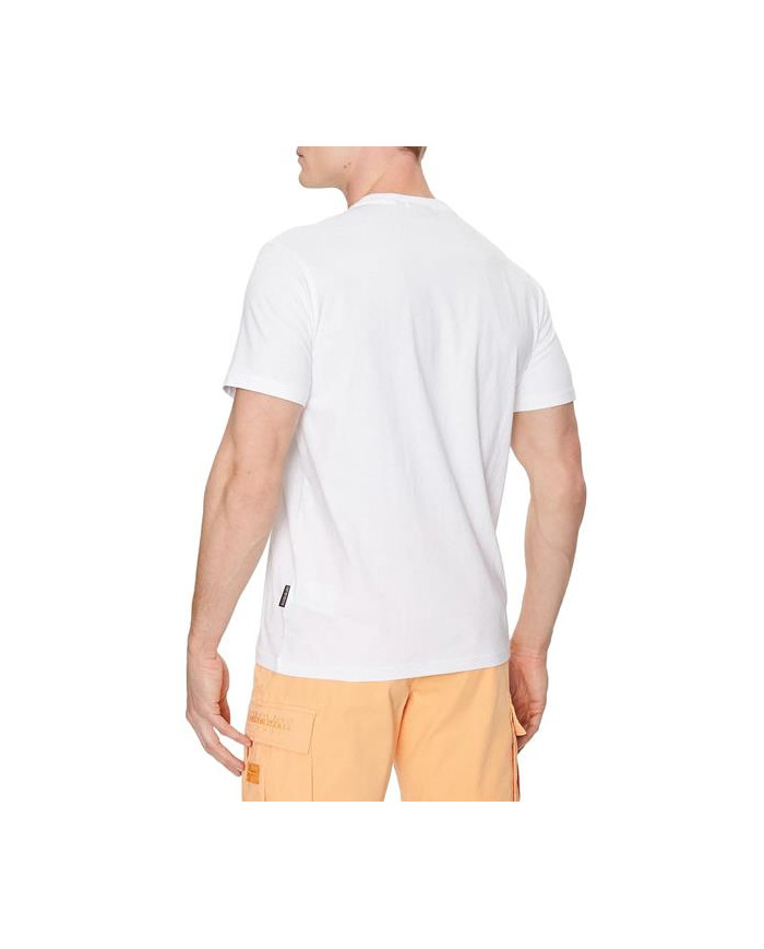 Napapijri Męski T-shirt Salis Ss Sum NP0A4H8D002 Biały | Sklep Monotox