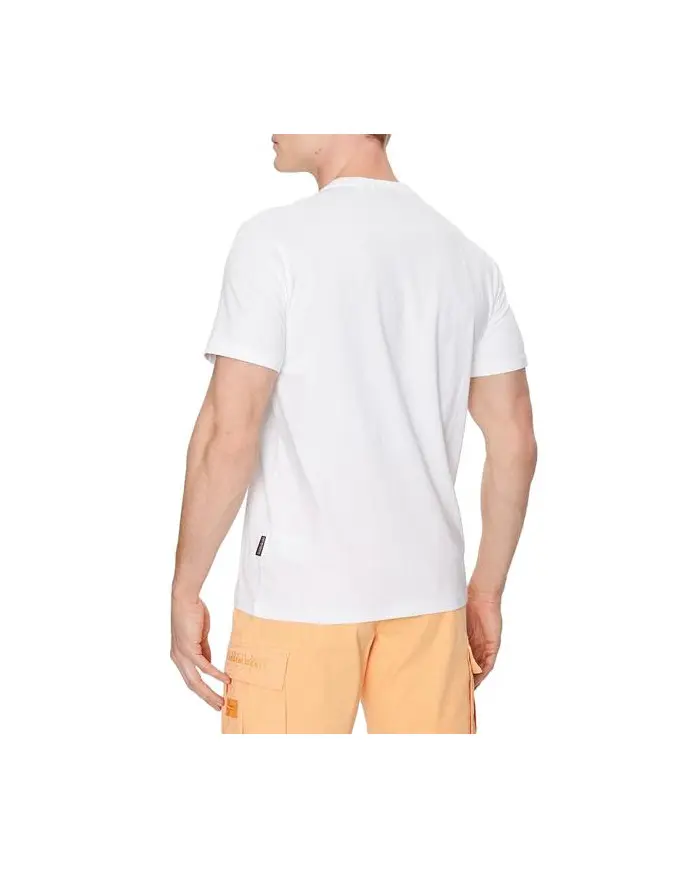 Napapijri Męski T-shirt Salis Ss Sum NP0A4H8D002 Biały | Sklep Monotox