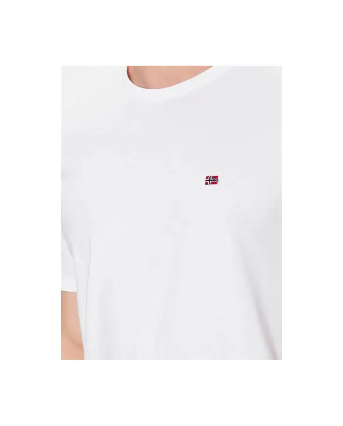 Napapijri Męski T-shirt Salis Ss Sum NP0A4H8D002 Biały | Sklep Monotox