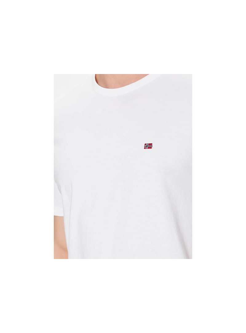 Napapijri Męski T-shirt Salis Ss Sum NP0A4H8D002 Biały | Sklep Monotox