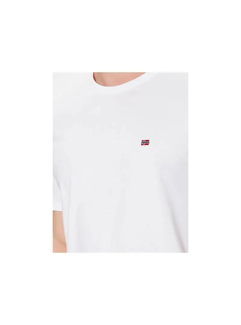 Napapijri Męski T-shirt Salis Ss Sum NP0A4H8D002 Biały | Sklep Monotox
