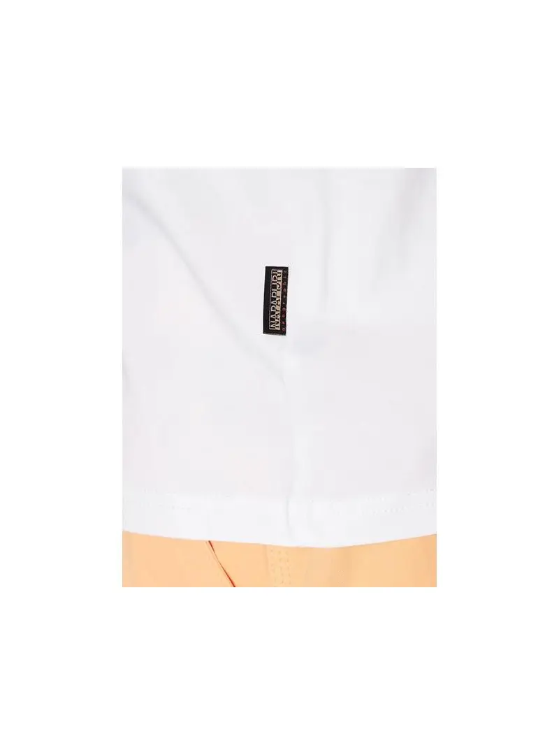 Napapijri Męski T-shirt Salis Ss Sum NP0A4H8D002 Biały | Sklep Monotox