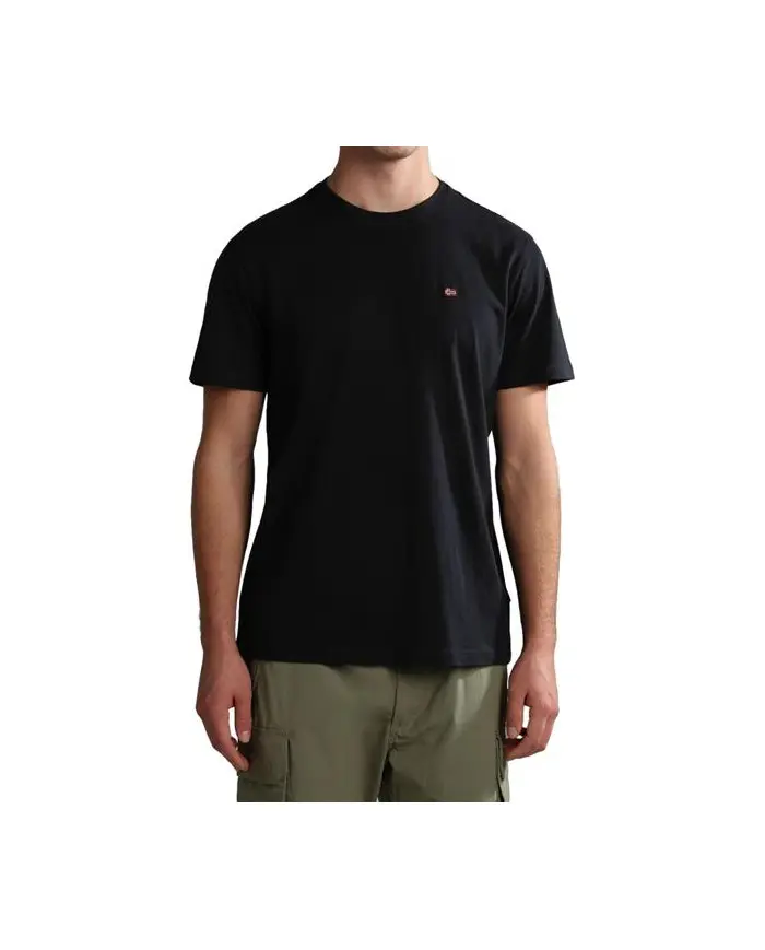 Napapijri Męski T-shirt Salis Ss Sum NP0A4H8D041 Czarny | Sklep Monotox