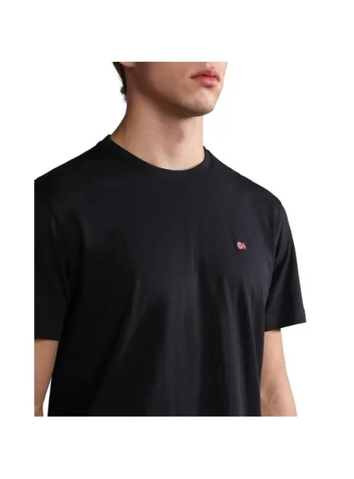 Napapijri Męski T-shirt Salis Ss Sum NP0A4H8D041 Czarny | Sklep Monotox