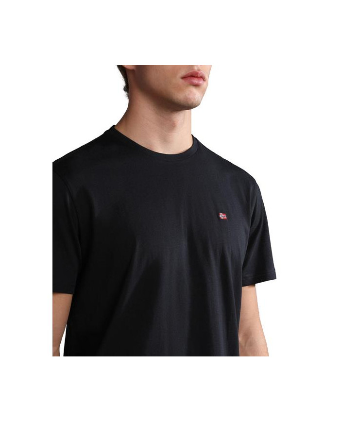 Napapijri Męski T-shirt Salis Ss Sum NP0A4H8D041 Czarny | Sklep Monotox