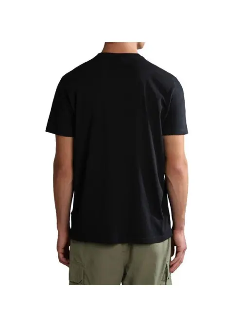 Napapijri Męski T-shirt Salis Ss Sum NP0A4H8D041 Czarny | Sklep Monotox