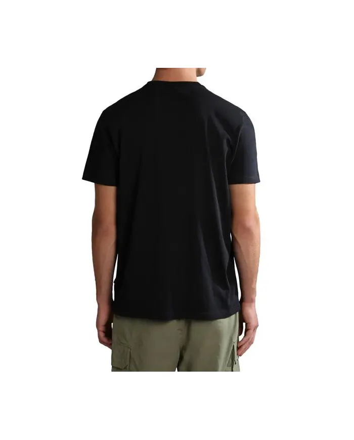 Napapijri Męski T-shirt Salis Ss Sum NP0A4H8D041 Czarny | Sklep Monotox