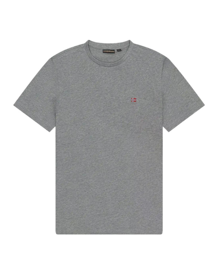 Napapijri Męski T-shirt Salis Ss Sum Med NP0A4H8D160 Szary | Sklep Monotox