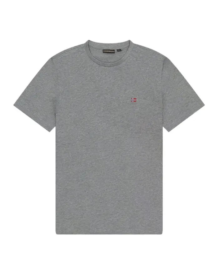 Napapijri Męski T-shirt Salis Ss Sum Med NP0A4H8D160 Szary | Sklep Monotox