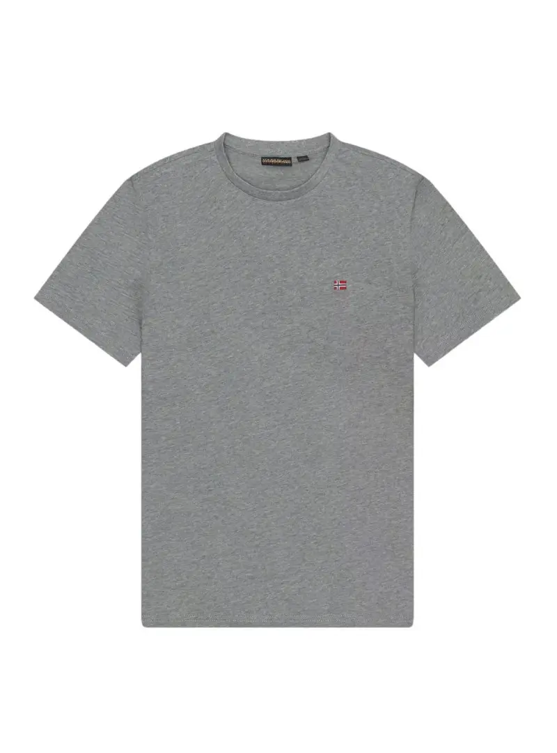 Napapijri Męski T-shirt Salis Ss Sum Med NP0A4H8D160 Szary | Sklep Monotox