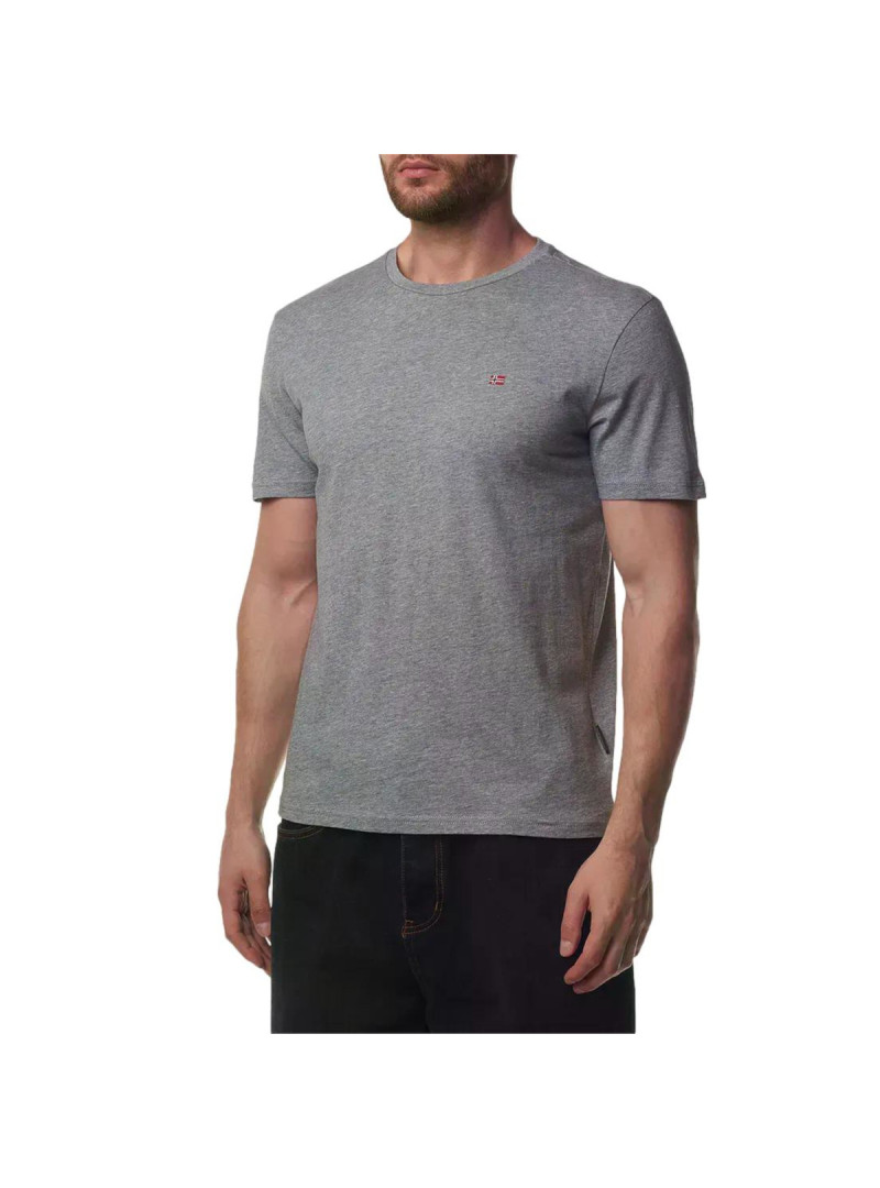 Napapijri Męski T-shirt Salis Ss Sum Med NP0A4H8D160 Szary | Sklep Monotox