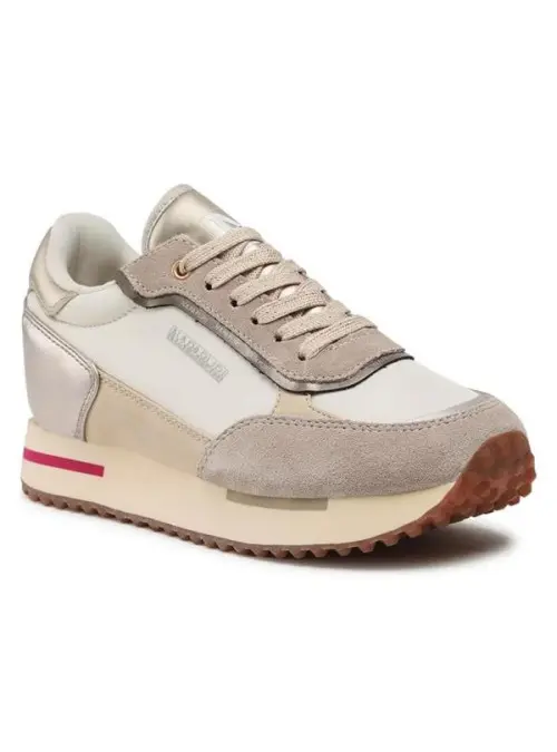 Napapijri Damskie Sneakersy Hazel NP0A4HKONS5 Beżowy | Sklep Monotox