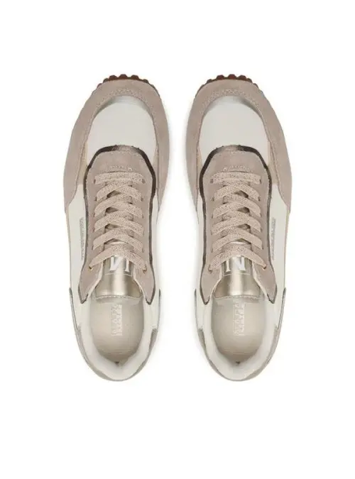 Napapijri Damskie Sneakersy Hazel NP0A4HKONS5 Beżowy | Sklep Monotox