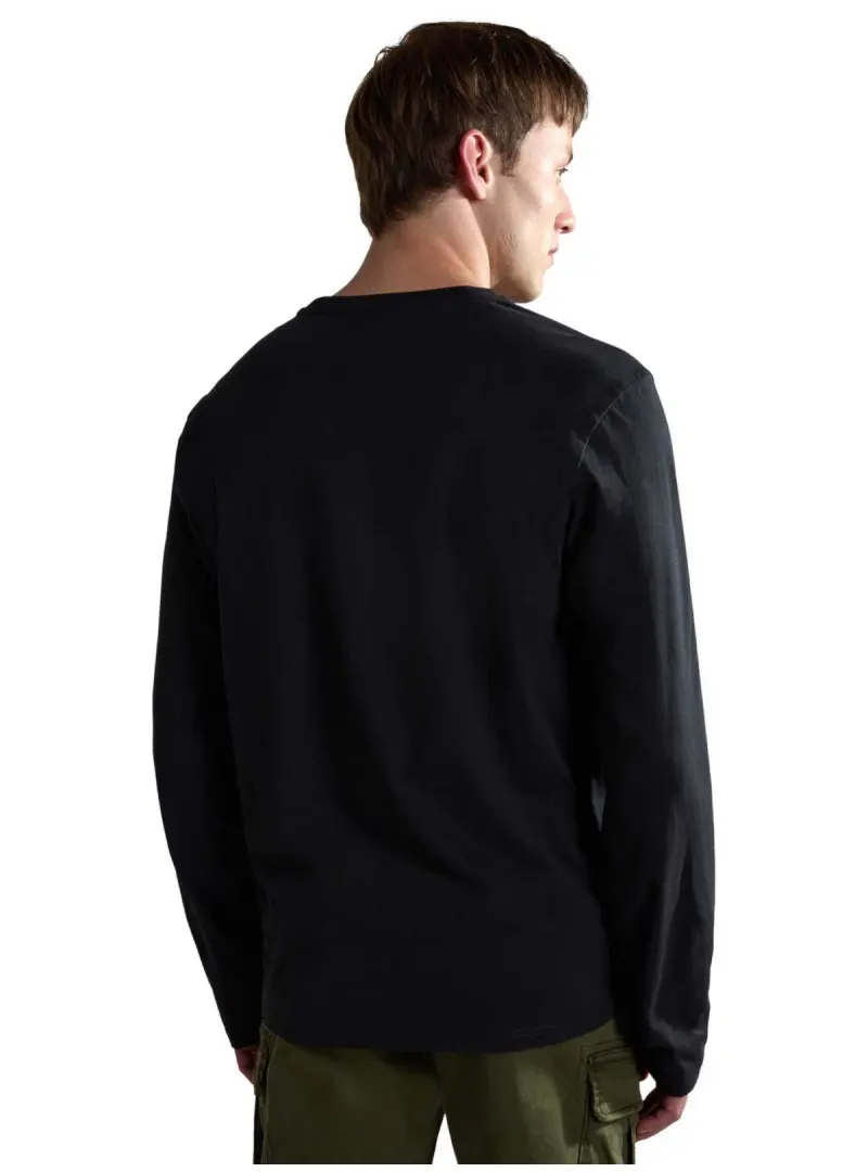 Napapijri Męski T-shirt Salis Ls 1 NP0A4HN7041 Czarny | Sklep Monotox