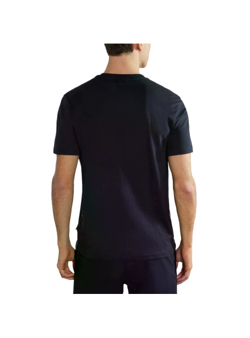 Napapijri Męski T-shirt S-aylmer NP0A4HTO041 Czarny | Sklep Monotox
