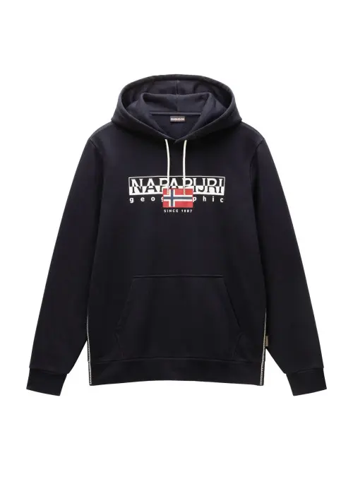 Napapijri Męska Bluza B-aylmer H Wint NP0A4I1D041 Czarny | Sklep Monotox