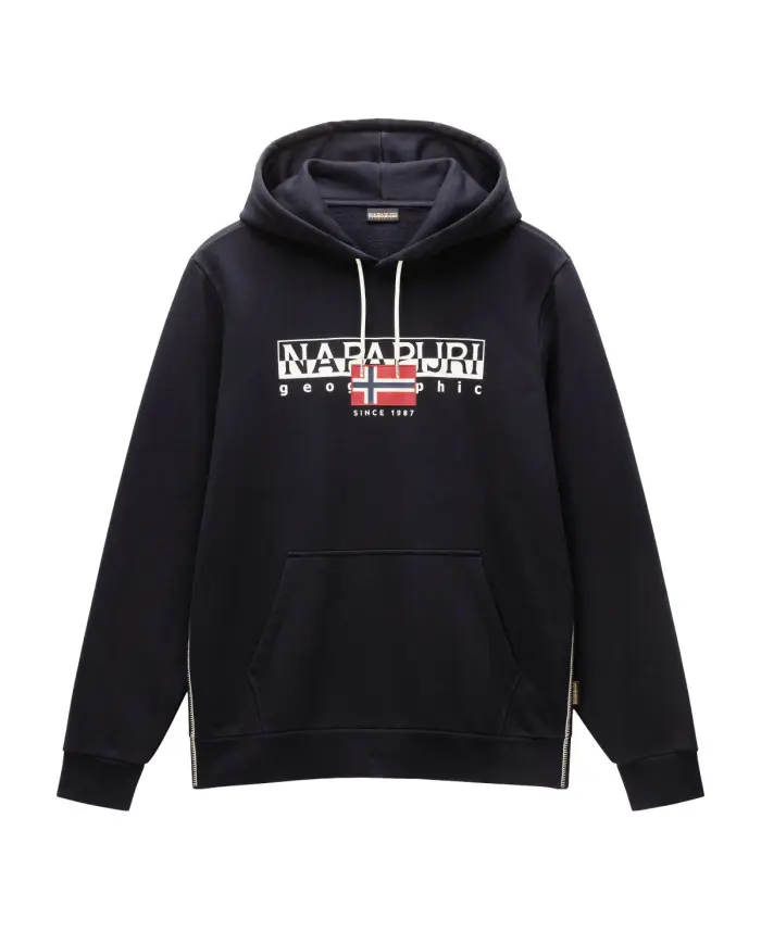 Napapijri Męska Bluza B-aylmer H Wint NP0A4I1D041 Czarny | Sklep Monotox