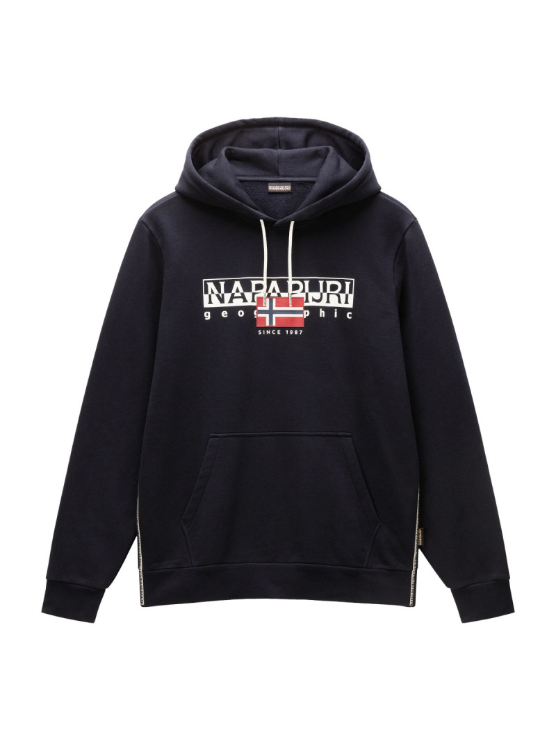 Napapijri Męska Bluza B-aylmer H Wint NP0A4I1D041 Czarny | Sklep Monotox