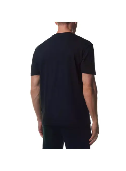 Napapijri Męski T-shirt S-box Logo Ss NP0A4I3L041 Czarny | Sklep Monotox