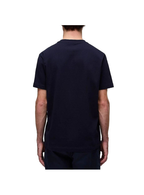 Napapijri Męski T-shirt S-box Logo Ss NP0A4I3L176 Granatowy | Sklep Monotox