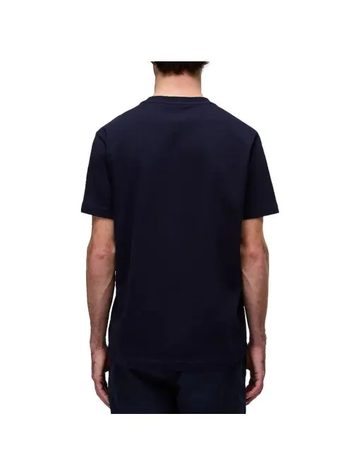 Napapijri Męski T-shirt S-box Logo Ss NP0A4I3L176 Granatowy | Sklep Monotox