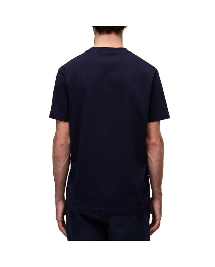 Napapijri Męski T-shirt S-box Logo Ss NP0A4I3L176 Granatowy | Sklep Monotox