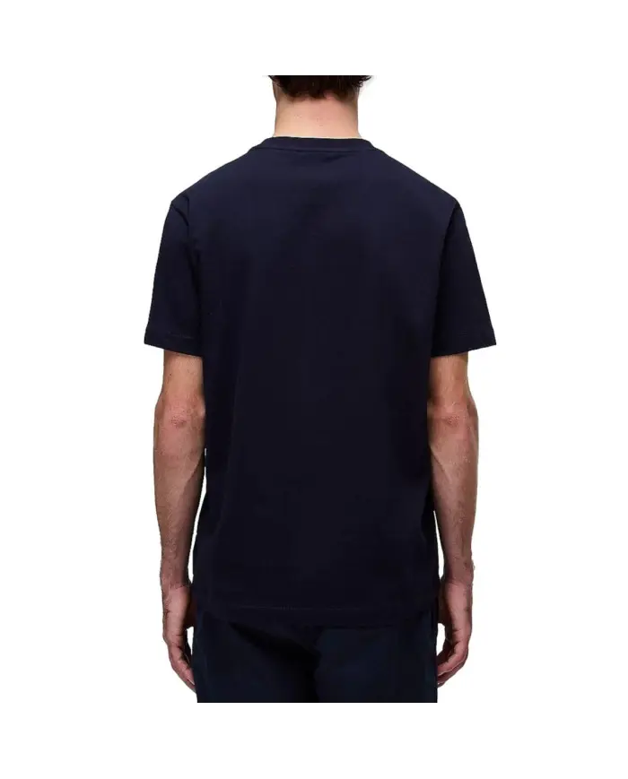 Napapijri Męski T-shirt S-box Logo Ss NP0A4I3L176 Granatowy | Sklep Monotox